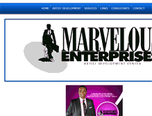 Tablet Screenshot of marvelousenterprises.com